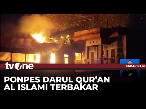 Korsleting Listrik Diduga Penyebab Kebakaran Ponpes Darul Qur'an Al-Islami