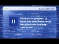 11 C Program to Check Leap Year Step by Step CWC