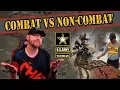 The difference between a combat deployment and non combat deployment in the Army