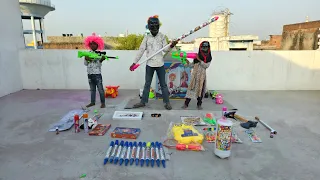 कालू और कालू की बहू ने खरीदे होली के रंग 😳