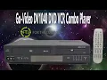 Go DVD VHS Player Combination Player DV1040 Product Demo