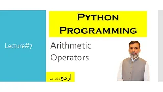 Lect Arithmetic Operators in Python