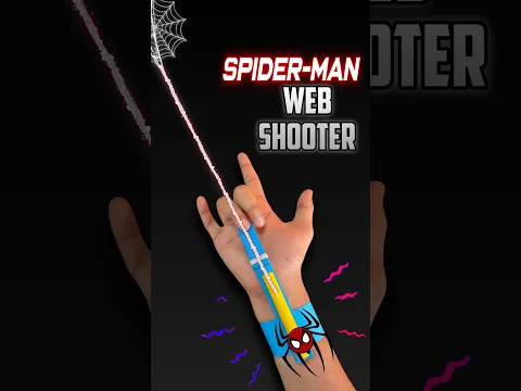 How to Make Spiderman Web Shooter 🕷️