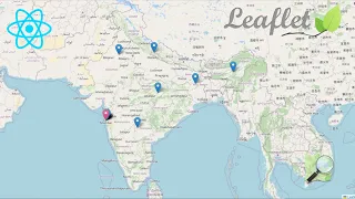 Add Maps to a React js application using Leaflet js and OpenStreetMap