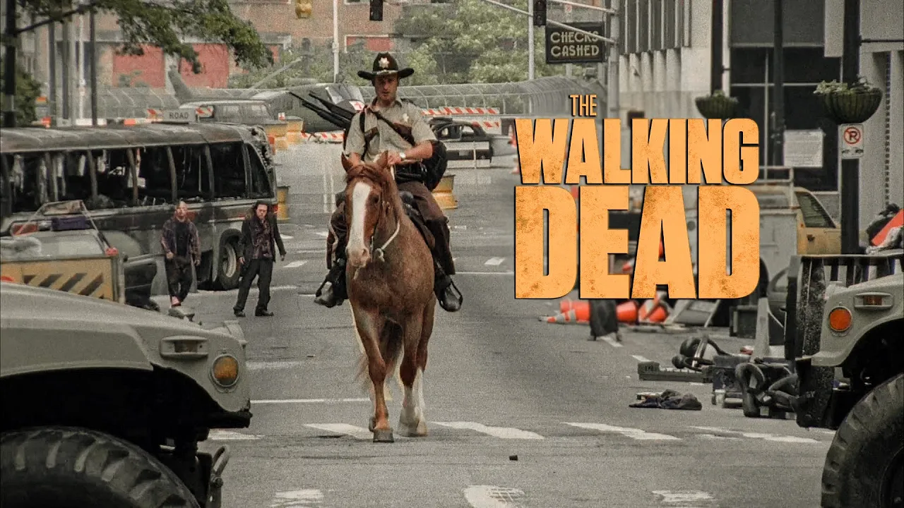 Outline Video ضابط بيصحي من غيبوبه بيلاقي الناس اختفت والزومبي ظهروا | ملخص مسلسل the walking dead الموسم الاول
