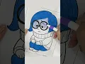 Sadness Inside Out Coloring Pages Fun Relaxing Activity for Kids