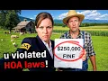 Download Lagu HOA Karen Sends $250,000 Fine, Claims My Farm Violated HOA Bylaws For YEARS! I'm not a Member ..