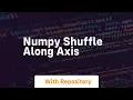 numpy shuffle along axis