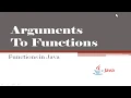 ICSE Argument to Functions Call by Value Reference Java