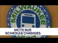 MCTS winter bus schedule changes what to know FOX6 News Milwaukee
