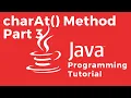 How to count the occurrences of a character in a String using charAt method