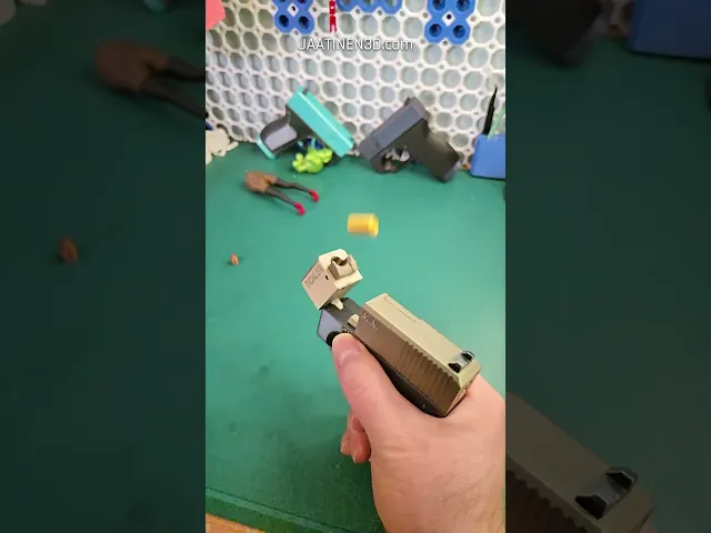 Tickler Mini — Shell-ejecting airsoft blaster video thumbnail
