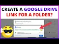 Lagu How to Create a Google Drive Link For a Folder?