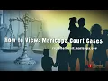 How to View Maricopa Court Cases