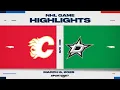 NHL Highlights Flames vs Stars - March 6 2025
