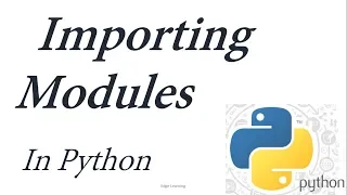 Python Tutorial for Beginners in 11 Importing different Modules