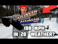 Easton Stealth COMP vs SNOW Can it break 100mph in the Winter Storm