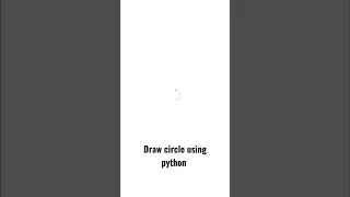 Circle using python turtle