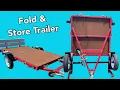 How to Fold a Harbor Freight Trailer