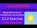 CM Intro to Programming Unit 3 Lesson 1 Exercise Controlling Ovals