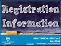 Registration Presentation