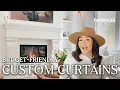 Elevate your space with Budget-Friendly Custom Curtains
