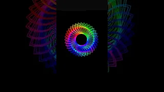 Coding a rainbow vortex with Python
