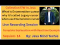 Collection in Java what is Enumeration cursor How to use Enumeration cursor Explain By Amit