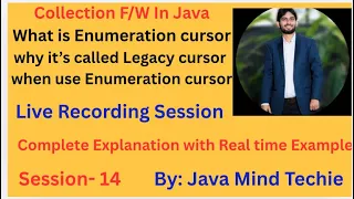 Collection in Java what is Enumeration cursor How to use Enumeration cursor Explain By Amit