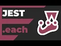 Jest each for parametrized tests