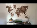 Transform Your Space with the Stunning EnjoyTheWood 3D Wooden World Map