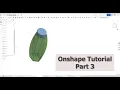 OnShape Tutorial Part 3 Creating a water bottle
