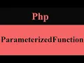 parameterized function