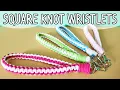 How to Make Square Knot Wristlet Tutorial Easy Keychain Tutorial