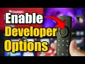 How to Locate Developer Options Install Unknown Apps ADB Debugging on Amazon Fire TV