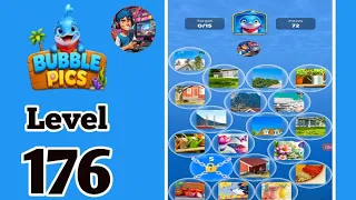 Bubblepics pop jigsaw puzzle level 176 solution and walkthrough for guidance