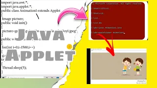 How to compile and run java applet program insert a image in java Applet program in hindi