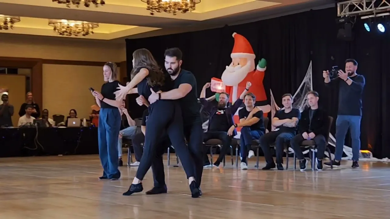 Ben Morris & Cameo Cross - 4th place Champions J&J finals (Karaoke) HST 2023