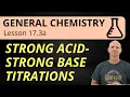 Strong Acid-Strong Base Titrations 17 3a General Chemistry