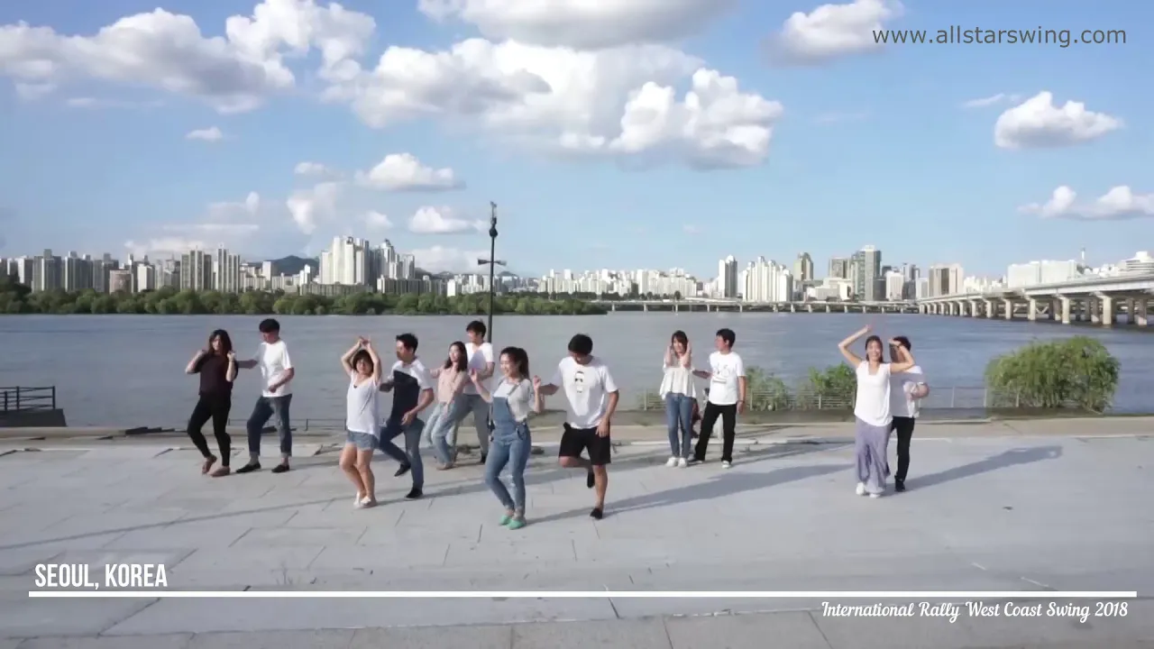[올스타스윙] International Rally West Coast Swing( Flashmob) #SEOUL 2018 #KOREA #IRWCSSEOUL_KOREA
