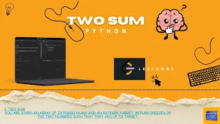 LeetCode Two Sum Python DSA Easy Explanation