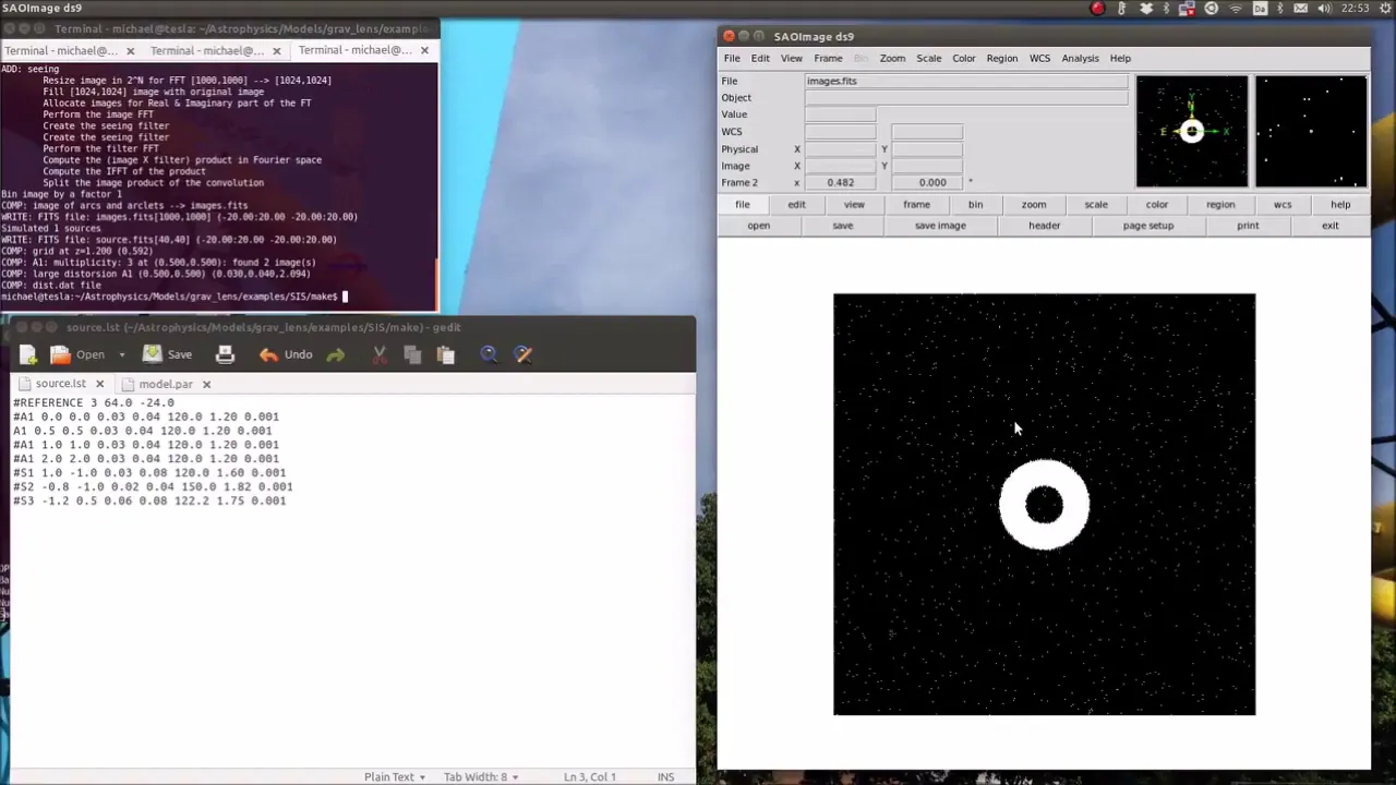 Gravitational Lensing #6   Practical examples from Lenstool
