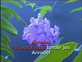 Download Lagu Hans de Booy -  Annabel ( KARAOKE ) Lyrics