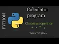 Simple Calculator in Python Python Tutorial in Tamil Interview Question