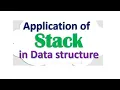 Applications of Stacks in Data structure Amharic