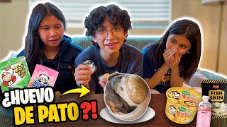 PROBANDO COMIDA ASIATICA MUY RARA | Guzmancitos
