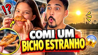 PRIMEIRA VEZ COMENDO ISSO !!! 😳 * meu pai fez uma surpresa pra mim *