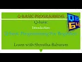 Q-Basic Programming For Beginners Introduction to qbasic