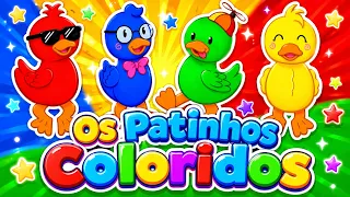 Os PATINHOS COLORIDOS ♪ Turma Kids e Cia