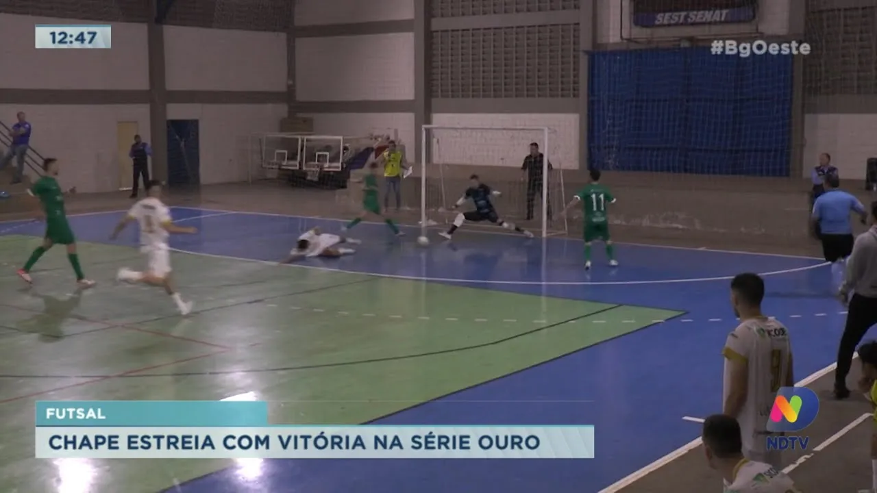 Chape Futsal estreia com vitória na série ouro